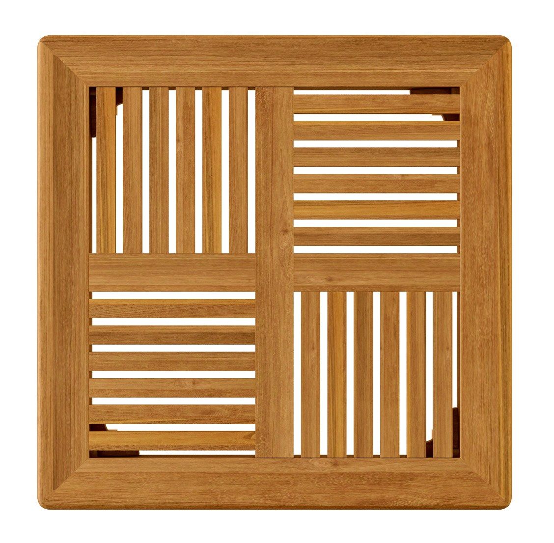 Квадратный стол из тикового дерева decò ASTELLO Tournesol ARCH-00087396 - Вид №3