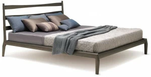 MisuraEmme Двуспальная кровать со съемным покрытием с мягким изголовьем Misuraemme