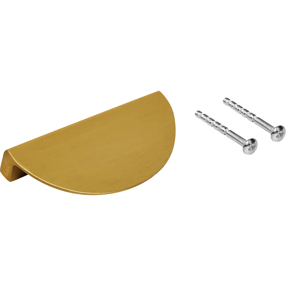 Ручка Inspire золотая полукруглая 95 мм для мебели 88791453 STLM-1094768 - Вид №2