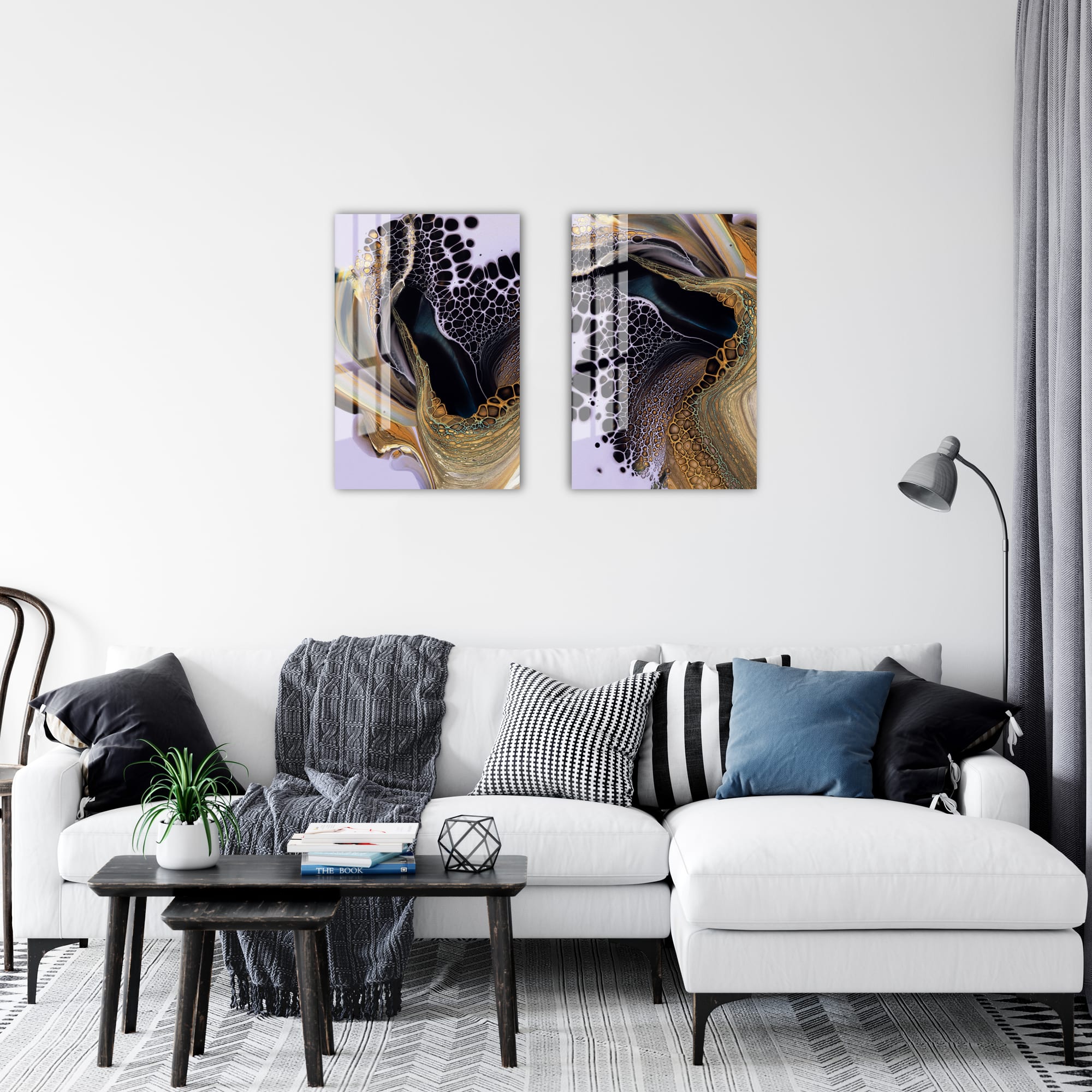 84531293 Картина на стекле «Калипсо 4» 40x60 см Santreyd  - Вид №5