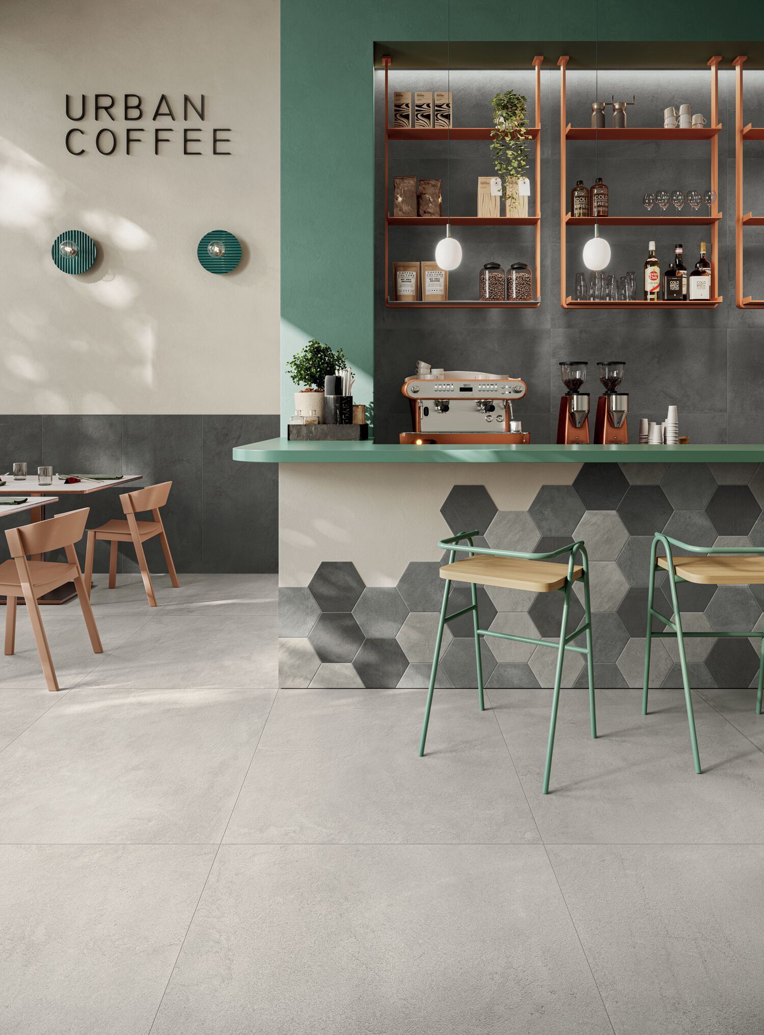 Пол / облицовка керамогранита с эффектом камня Panaria Ceramica La Matiére ARCH-00035249 - Вид №2