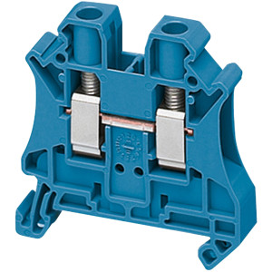 NSYTRV62BL Клеммник винтовой проходной TR 6 мм², синий Schneider Electric Linergy