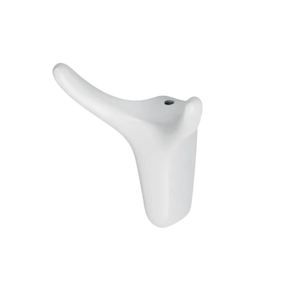 Мебельный крючок N00-N00-MW 10 см ЦАМ белый EDSON STLM-2120440