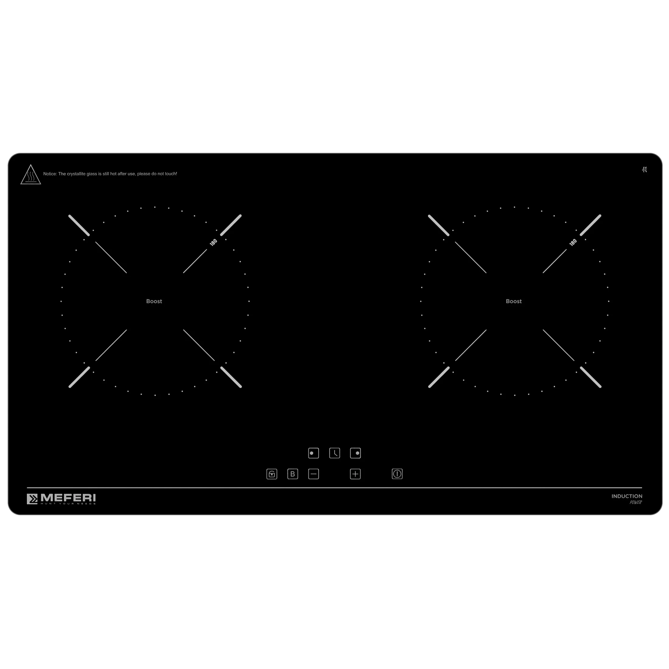 9168787 Индукционная варочная поверхность Meferi MIH602BK POWER STDN-0103419