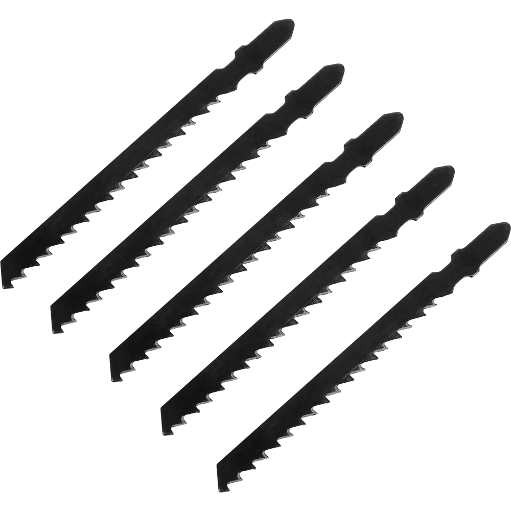 Пилка для лобзика по дереву Сибртех T144D быстрый рез, 5 шт STLM-2109316
