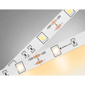 Светодиодная лента Ambrella light Gs1801 30 диод 14.4 Вт/м 12 В 15 мм IP20 5 м теплый белый (желтый) свет