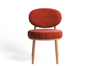 Мягкий стул из ткани