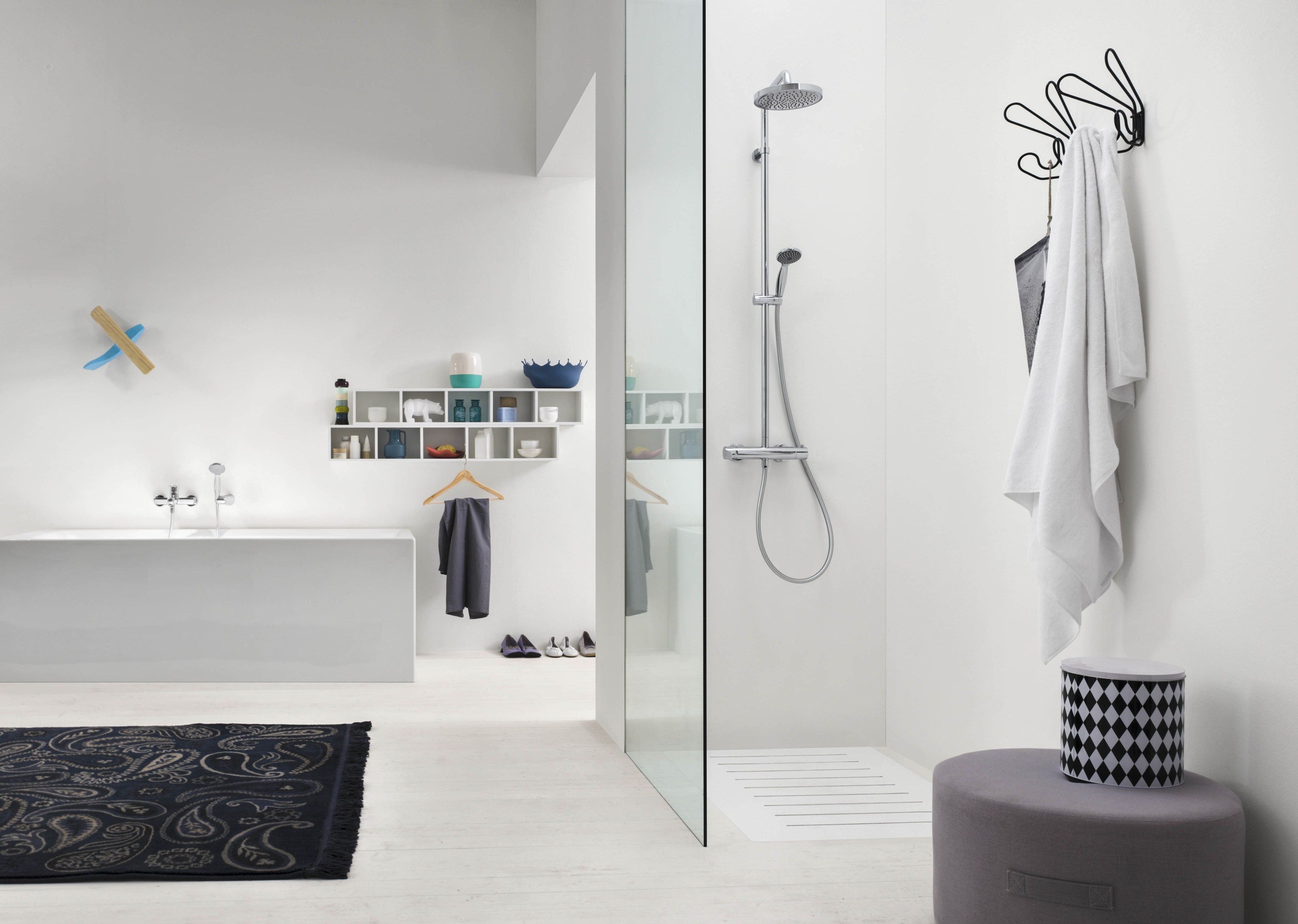 Настенная душевая колонна с душем Nobili Sand ARCH-00029738 - Вид №1