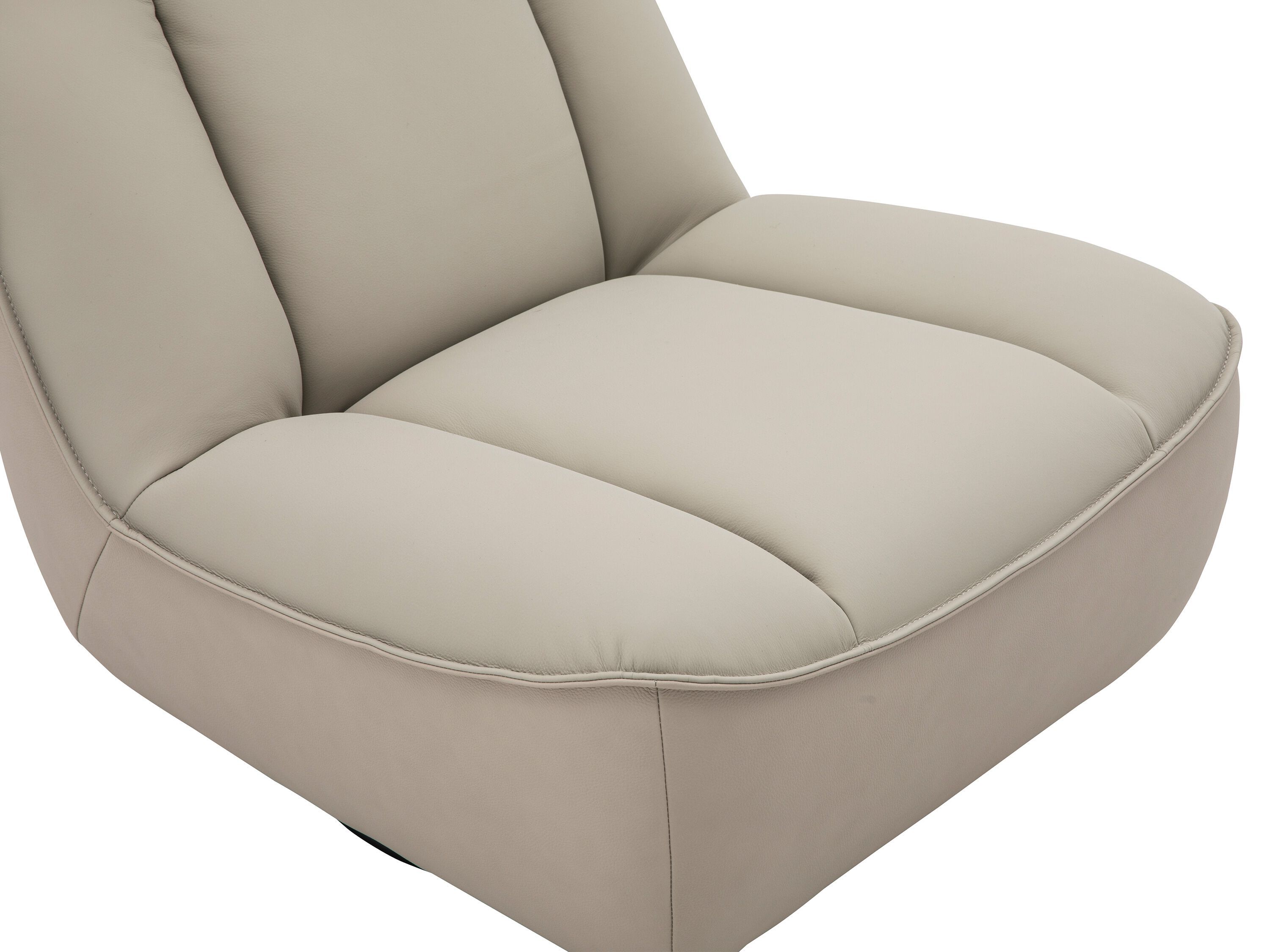 Вращающееся кресло из кожи и ткани с подголовником CAMPO DE' FIORI CL129 ARCH-00101183 - Вид №4