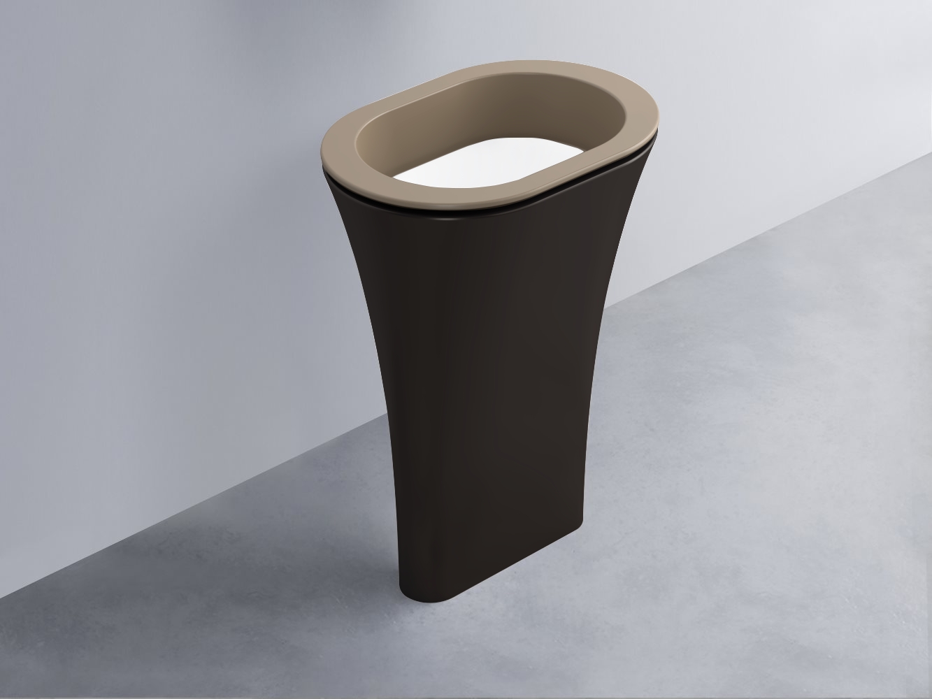 AMLA65-AN+AMPILO-BL+AMCOLO-LV Раковина Amedeo Ovale отдельностоящая cielo Enjoy + Amedeo Ceramica Cielo