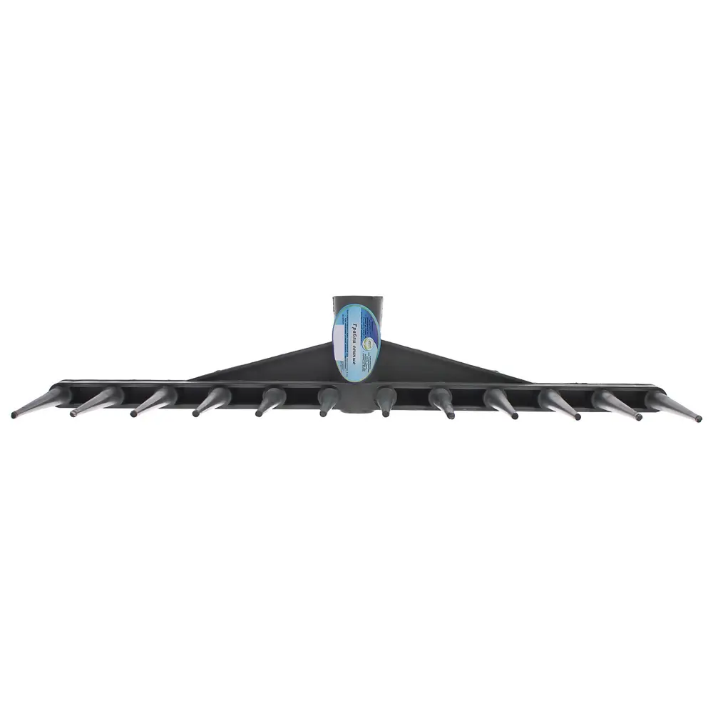 Грабли прямые 12 зубьев 24 см пластик без черенка Santreyd STLM-2156628 - Вид №1