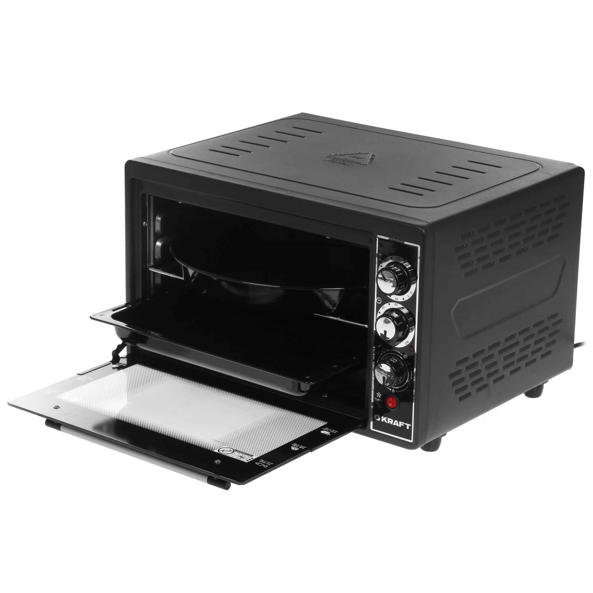 8108446 Мини-печь Kraft KF-MO 3804 RKBL черный STDN-0071641 - Вид №4