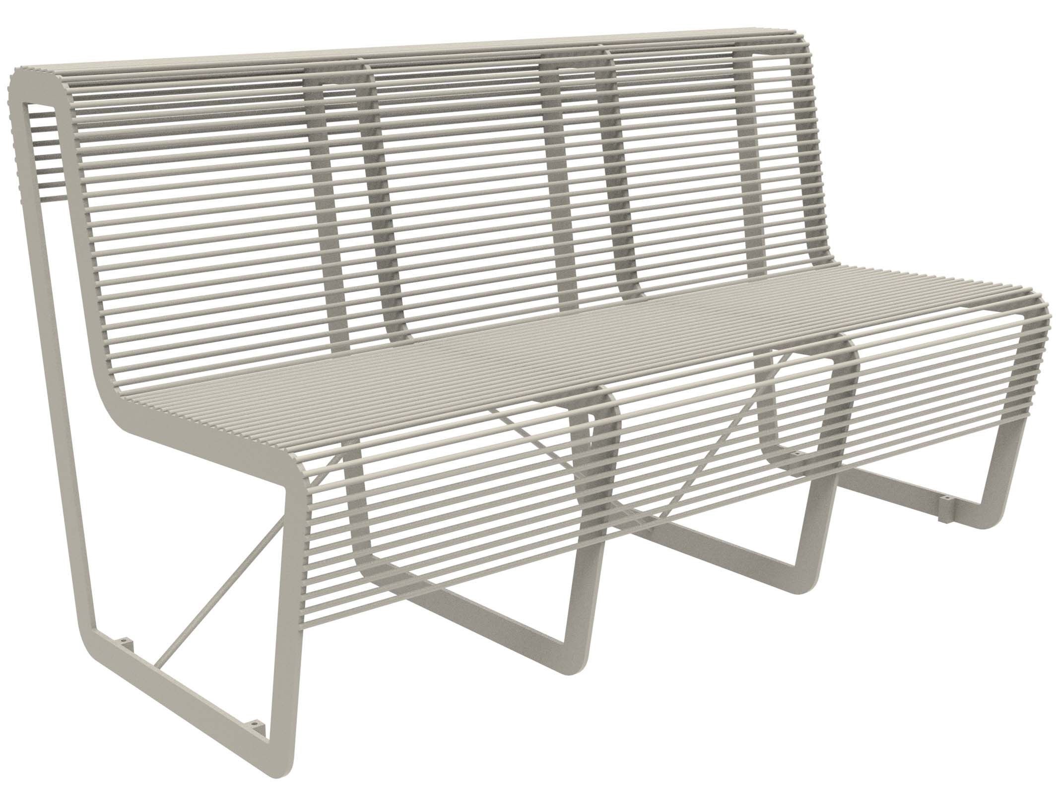Оцинкованная стальная скамья со спинкой Lazzari Light ARCH-00099033 - Вид №16