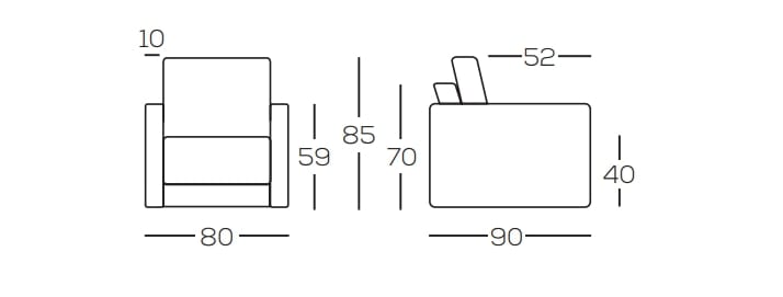 Кожаное кресло с подлокотниками GRUPPO FOX день Фокса ARCH-00117943 - Вид №2