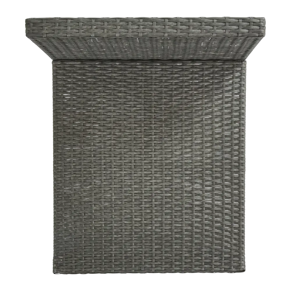 Секция прямая Naterial Noa Fix 68x62x68 см, искусственный ротанг, серый/чёрный STLM-2174205 - Вид №3