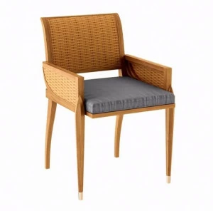 ASTELLO Садовый стул из тика с подлокотниками Iris Ir.sf1.s1