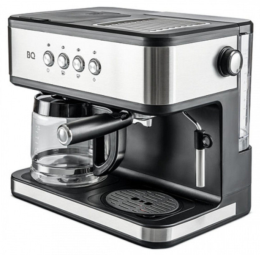 9056143 Кофеварка рожковая BQ CM1005 серебристый STDN-0037936 - Вид №2