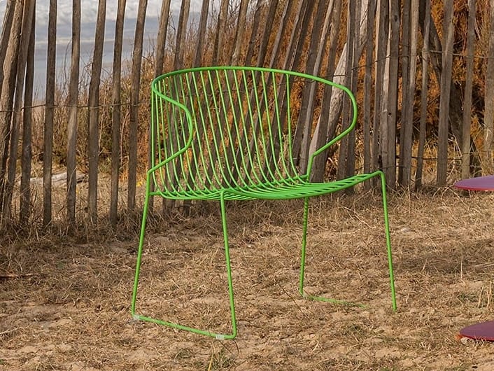 Стальной садовый стул с подлокотниками iSimar Bolonia ARCH-00052068