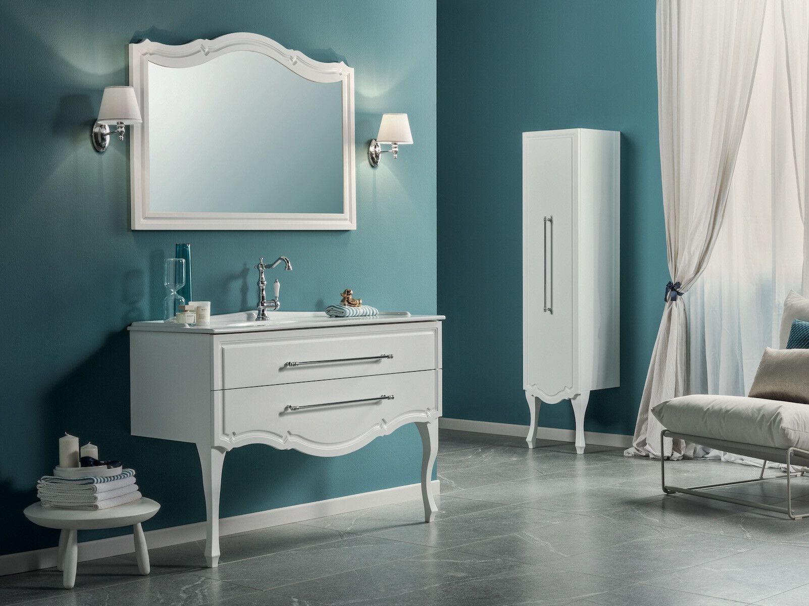 Консоль для умывальника с зеркалом Gaia Mobili Classic ARCH-00048369