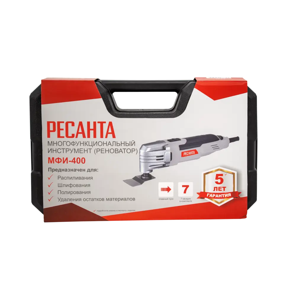 Реноватор сетевой Ресанта МФИ-400 400Вт с кейсом и оснасткой 85561383 STLM-1578055 - Вид №10