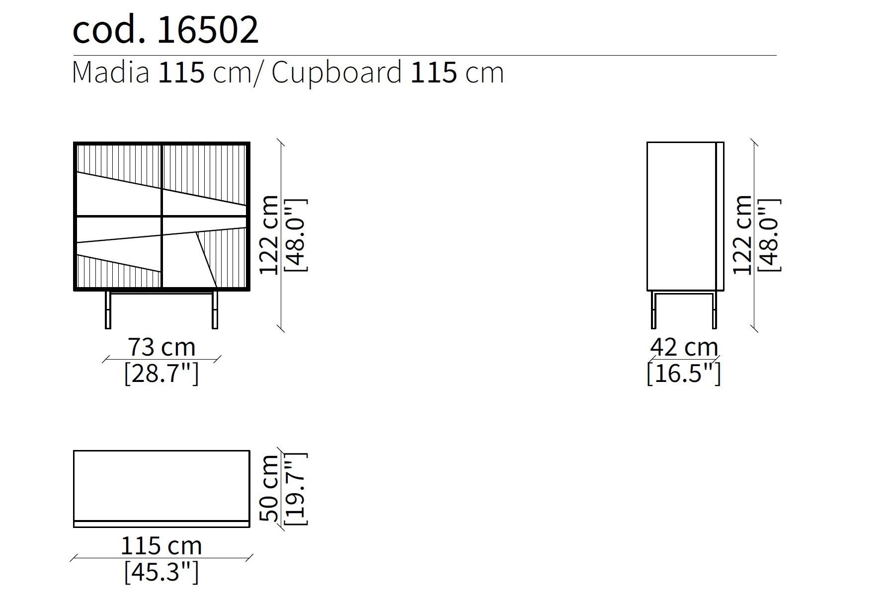 Деревянный шкаф с распашными дверцами Frigerio Norman ARCH-00061062 - Вид №5