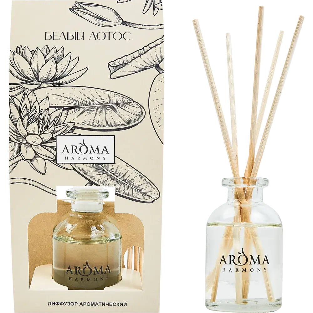Ароматический диффузор Aroma Harmony Белый лотос 30 мл STLM-2097313