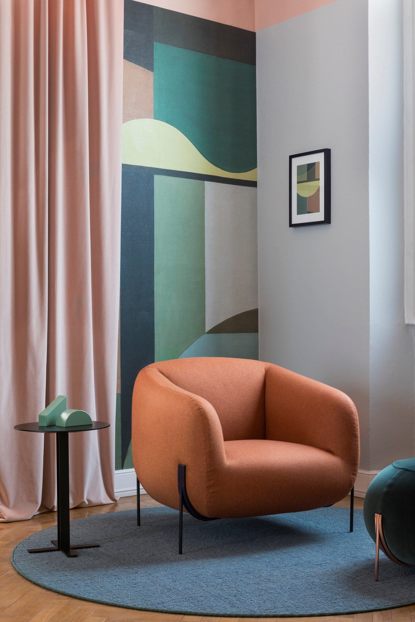 Съемное тканевое кресло с подлокотниками Saba Italia ARCH-00024431 - Вид №7