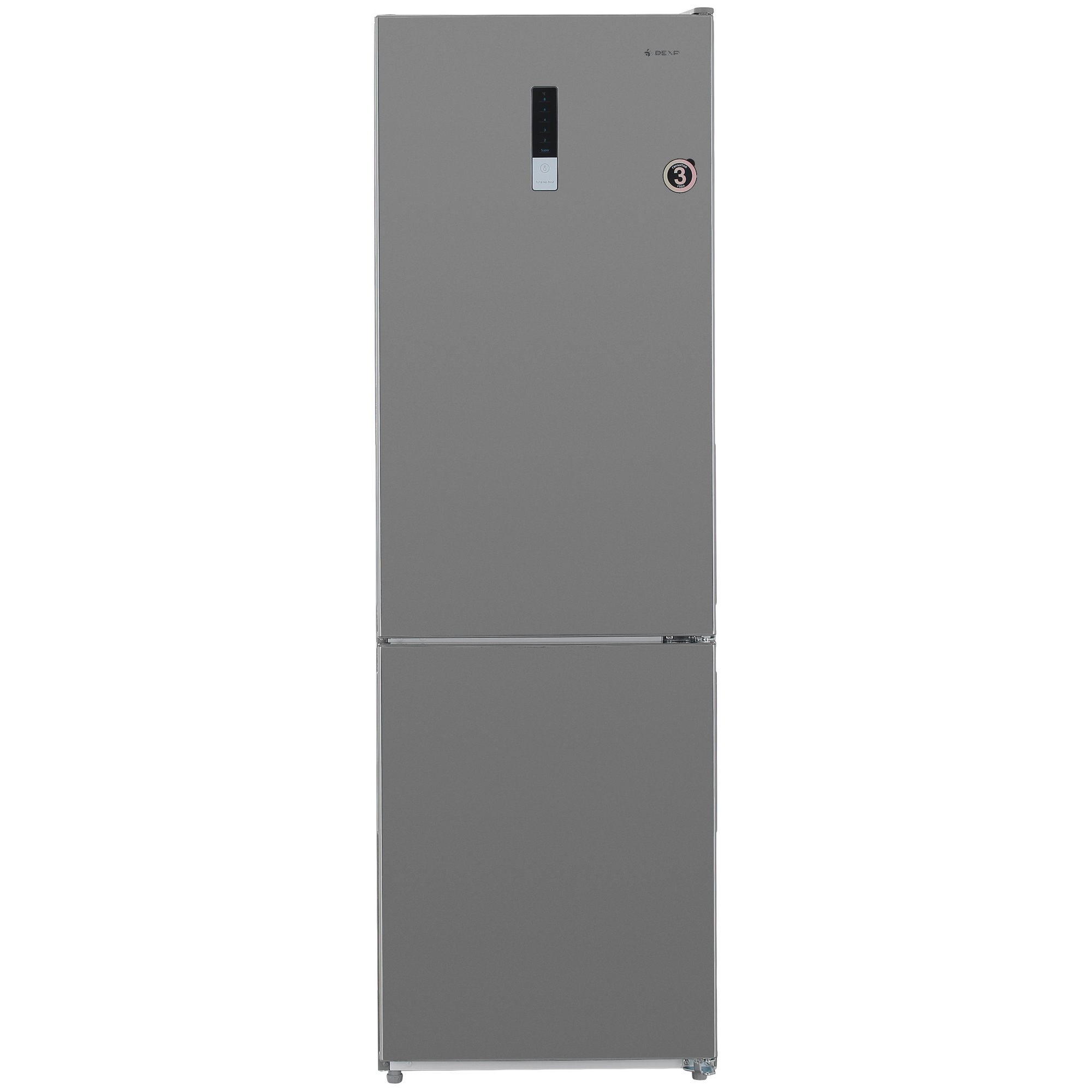 9064767 Холодильник с морозильником   DEXP B4-32AMA серебристый STDN-0072969 - Вид №2
