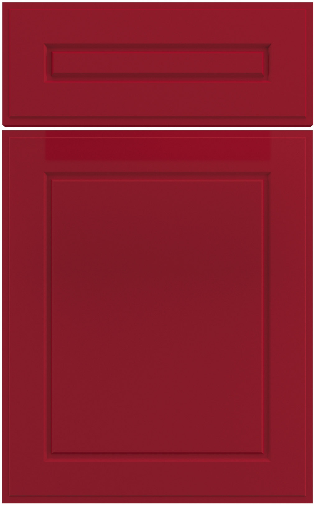 Фасады для кухни Классика Фрезеровка «Петергоф» Красный глянец №217 SIDAK SIST3567-9854