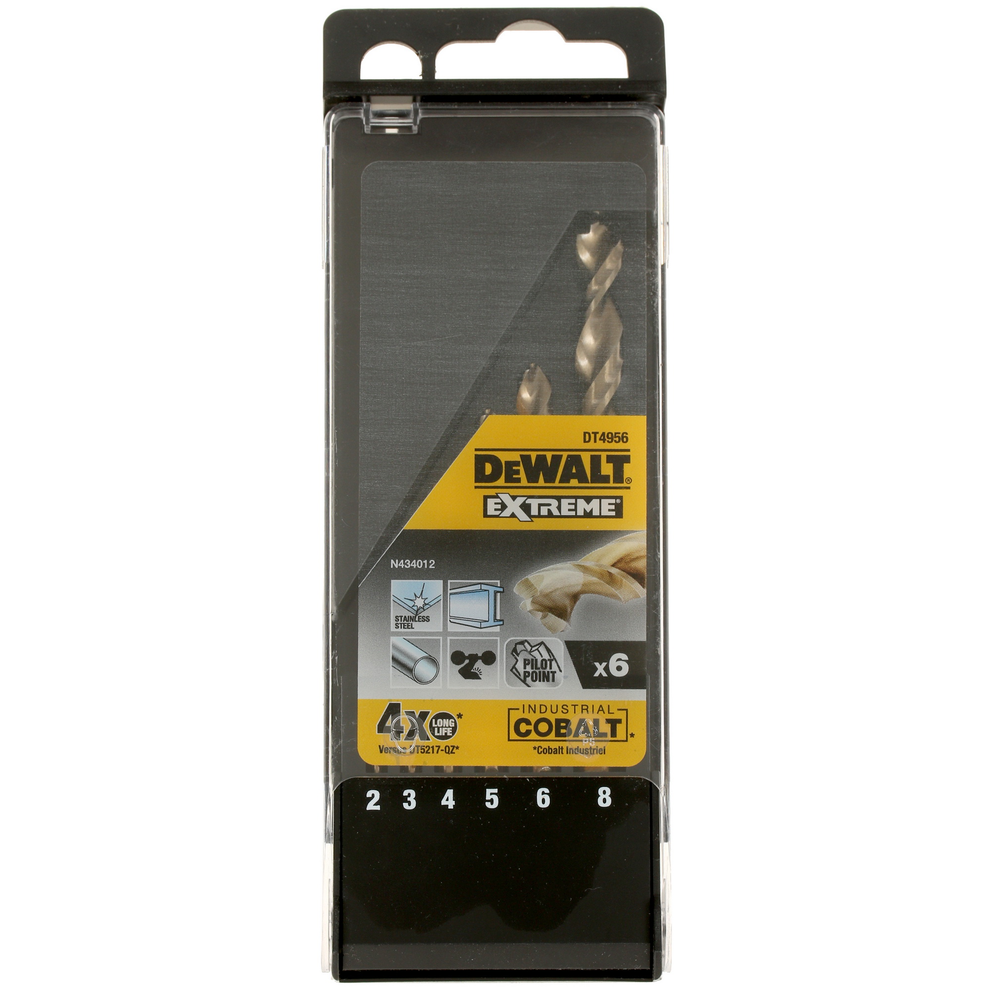 Набор сверл DeWalt COBALT DT4956 5303191 STDN-0016752 - Вид №1