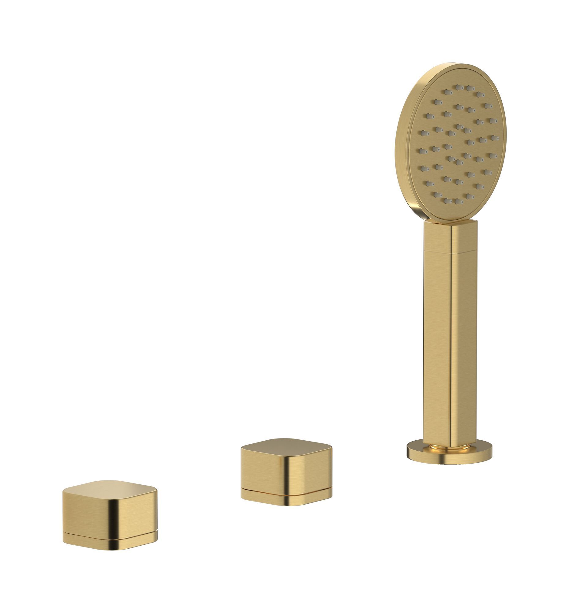 Встраиваемый смеситель для ванны с 3 отверстиями и ручным душем IB Elio ARCH-00084092 - Вид №9