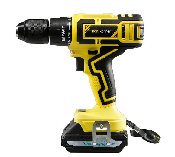 Дрель-шуруповерт Hanskonner HCD1855RI 1BatterySystem 1BatterySystem 18V 9127186 STDN-0140421