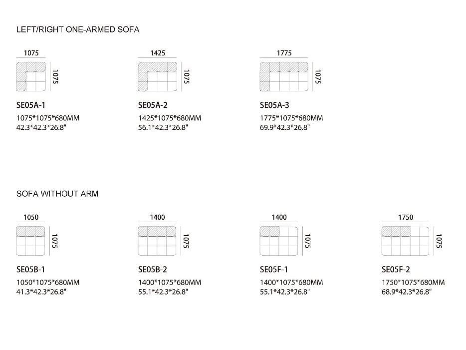 Кожаный диван HC28 maison PLAID ARCH-00053508 - Вид №6