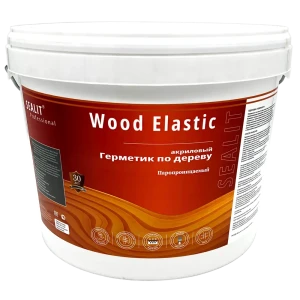 Герметик для дерева акриловый Sealit Wood Elastic золотистая сосна 10 л