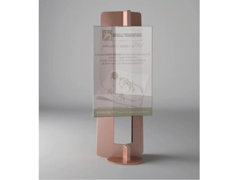 Односторонний самонесущий Тотем из оцинкованного листа Viscio Urban Design Aero ARCH-00098230