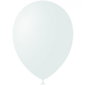 12004 Воздушные шары 30 см 100 шт. пастель белый Патибум