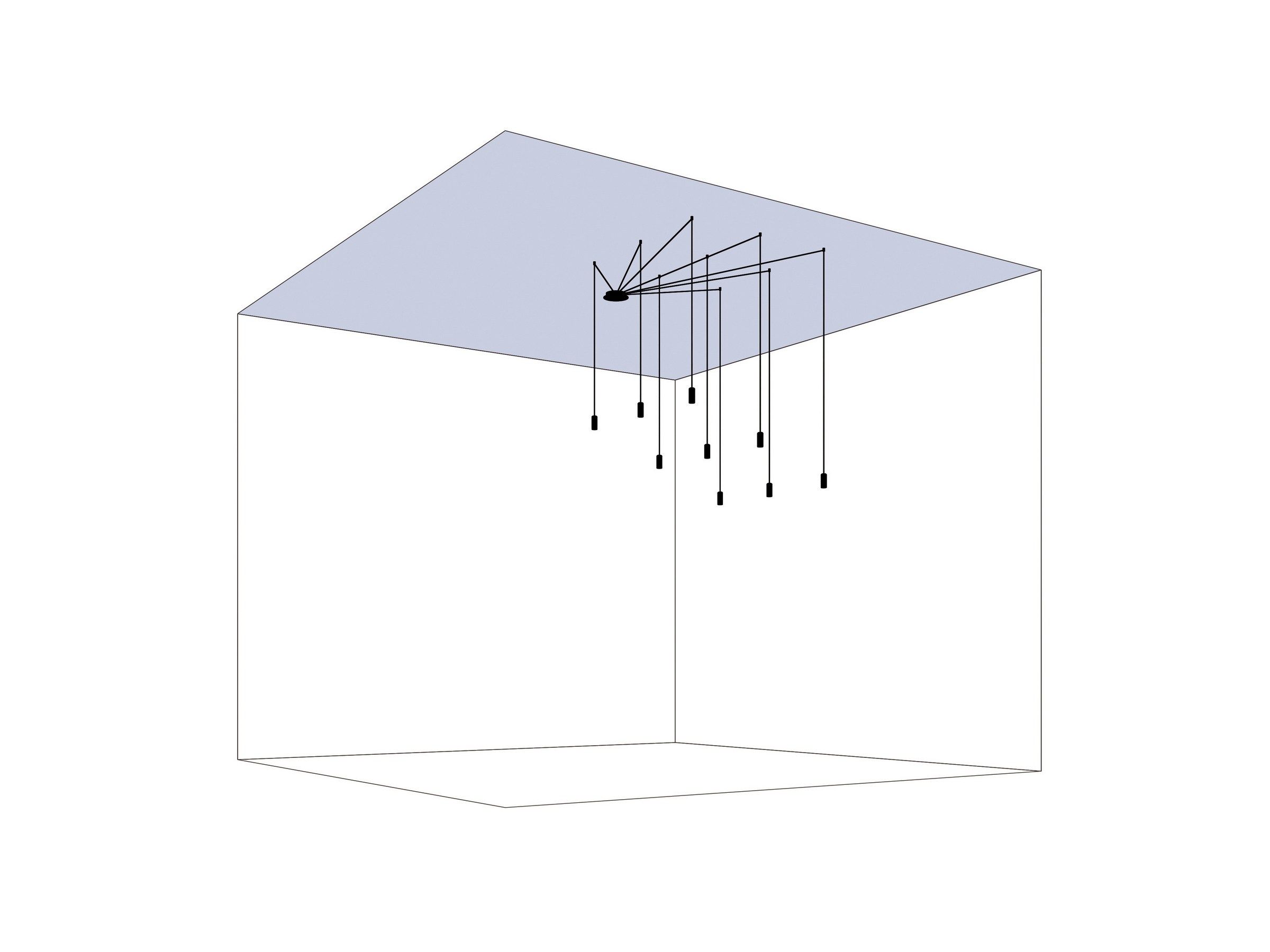 Светодиодный подвесной светильник Vibia Wireflow Free-Form ARCH-00046115 - Вид №13
