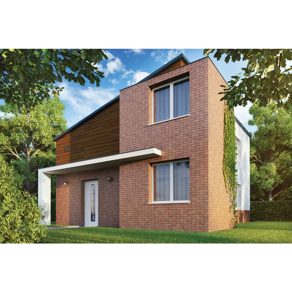 Плитка клинкерная Cerrad Rustico темно-коричневый 0.5 м² STLM-2142671 - Вид №3