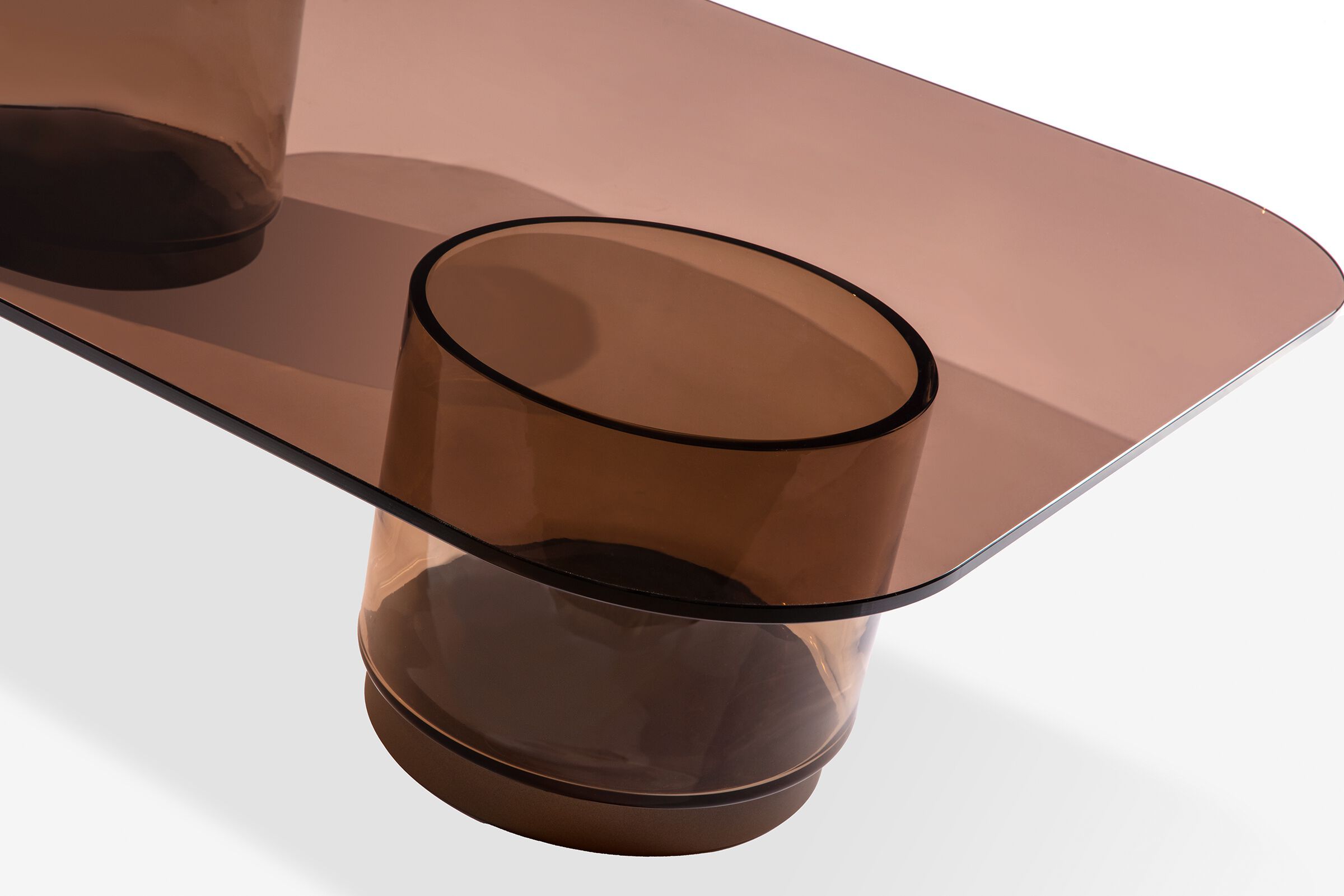 Прямоугольный стеклянный журнальный столик Carpanese Home Identity ARCH-00069825 - Вид №1