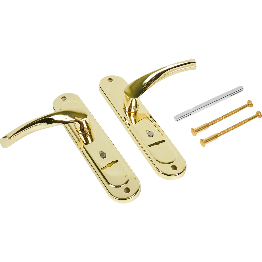 Дверная ручка APECS Гардиан 1011 с золотым покрытием 83577633 STLM-0041998 - Вид №2