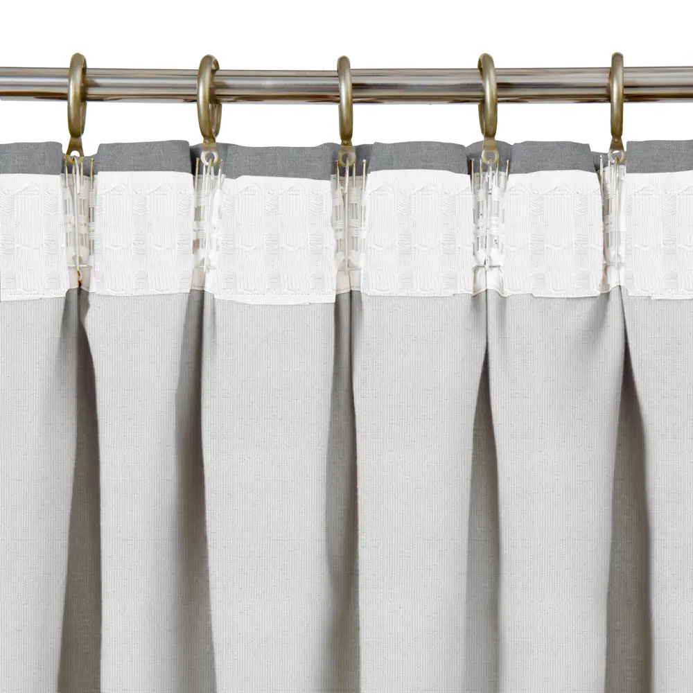Штора на ленте Inspire Arona 200x280 см цвет серый STLM-2208552 - Вид №3