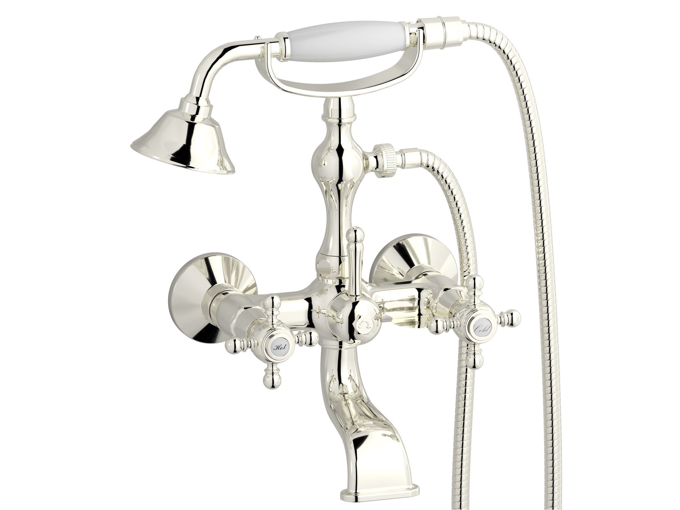 Наружный настенный смеситель для ванны с ручным душем IB Hermes + Hermes Elle ARCH-00115445