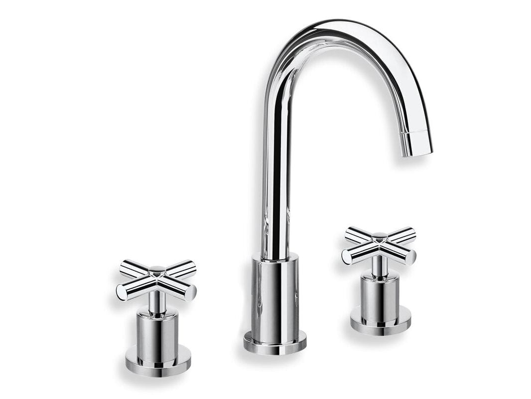 Смеситель для раковины с 3 отверстиями CRISTINA Rubinetterie Exclusive ARCH-00109095 - Вид №1