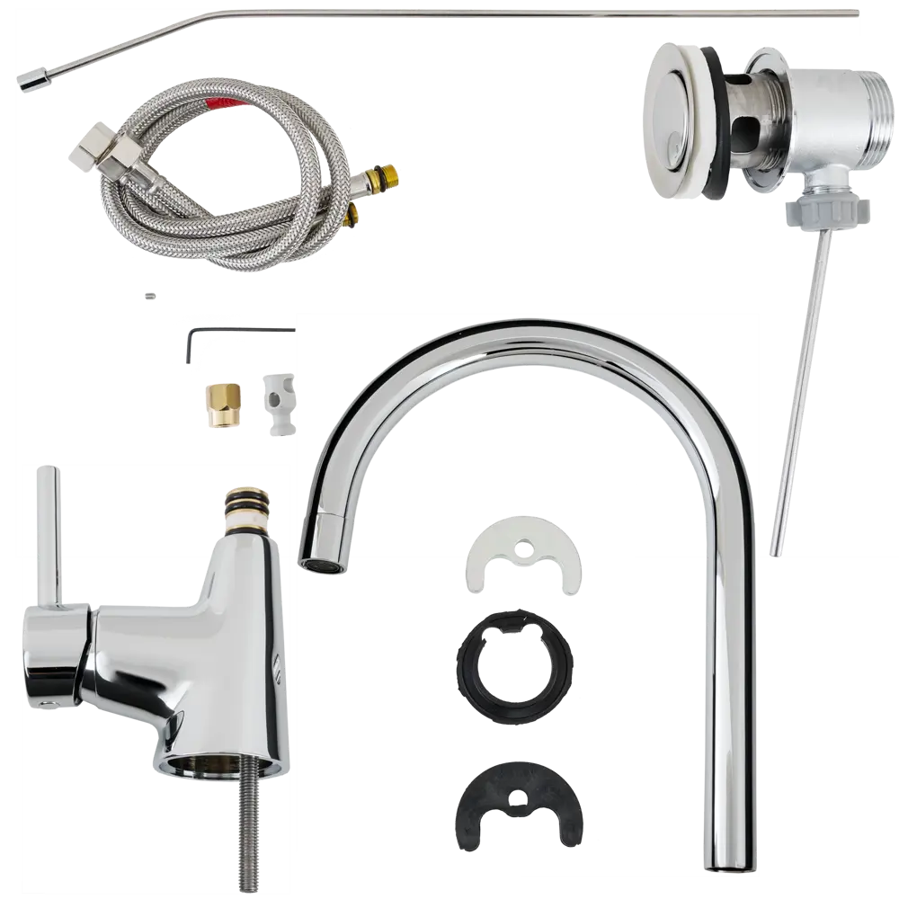 Смеситель для раковины универсальный Ideal Standard Ceraline однорычажный цвет хром STLM-2160421 - Вид №2