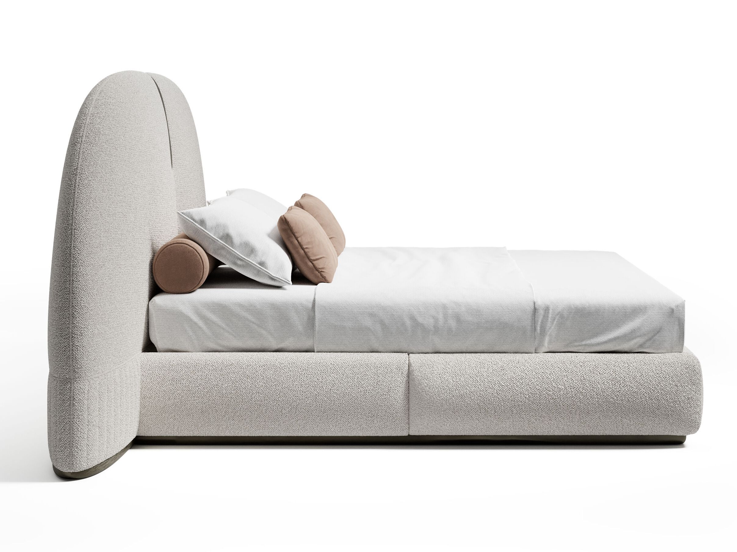 Кожаная двуспальная кровать с мягким изголовьем Capital Collection Люкс ARCH-00036169 - Вид №3