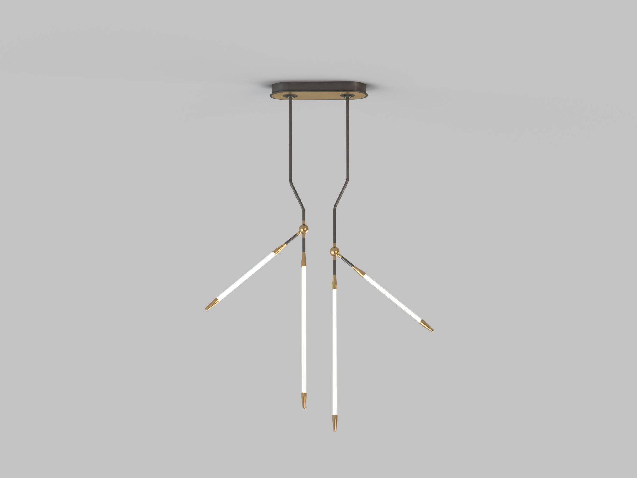 Стальной светодиодный подвесной светильник Intueri Light Javelin ARCH-00071333 - Вид №1