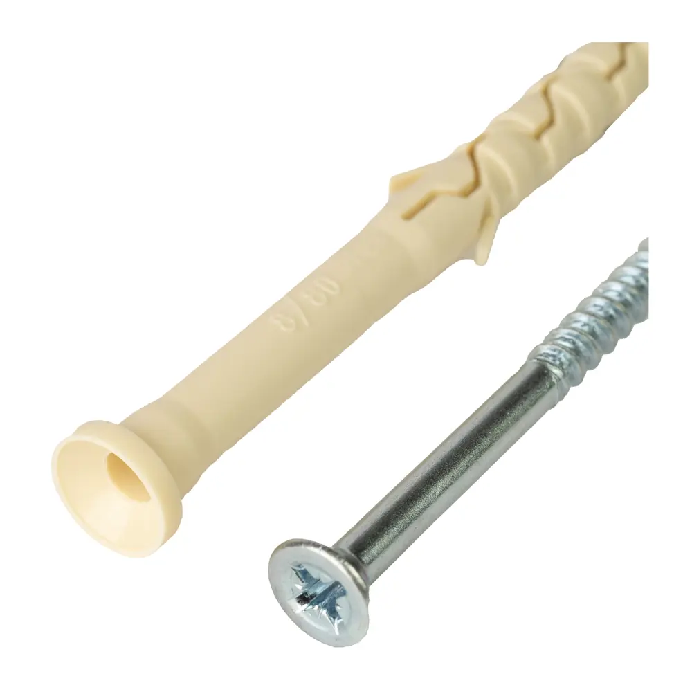 Дюбель-гвоздь Европартнер с цилиндрической манжетой 8×80 мм для бетона и кирпича 89383268 STLM-1538373 - Вид №2