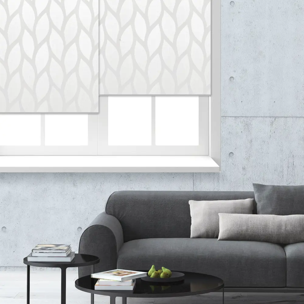 Штора рулонная Bella 100x160 см белая PRAKTO STLM-2085145 - Вид №5