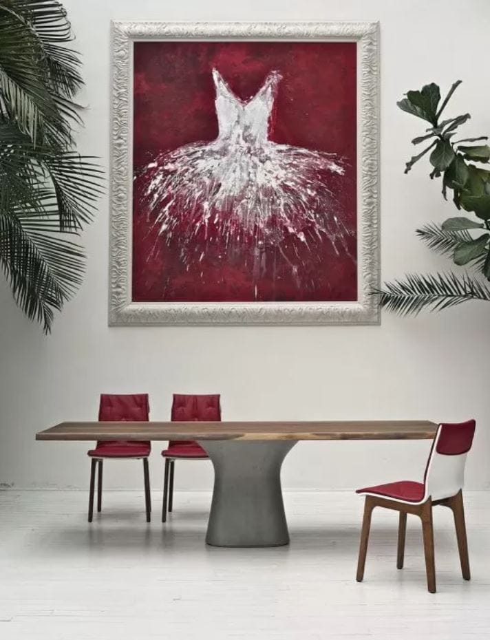 Овальный бетонный обеденный стол Bontempi Casa PODIUM ARCH-00106521 - Вид №7