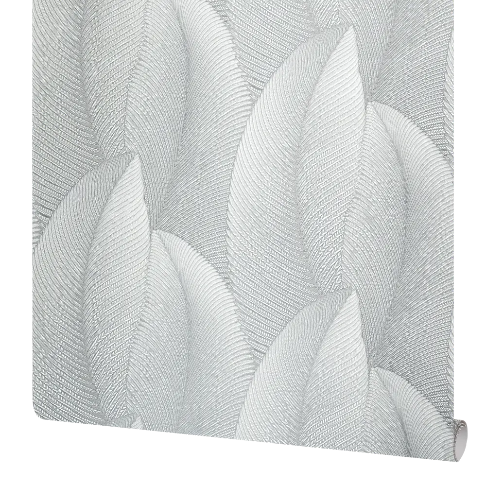 Флизелиновые обои Ateliero Divo серые с растительным рисунком 89423652 STLM-1571622